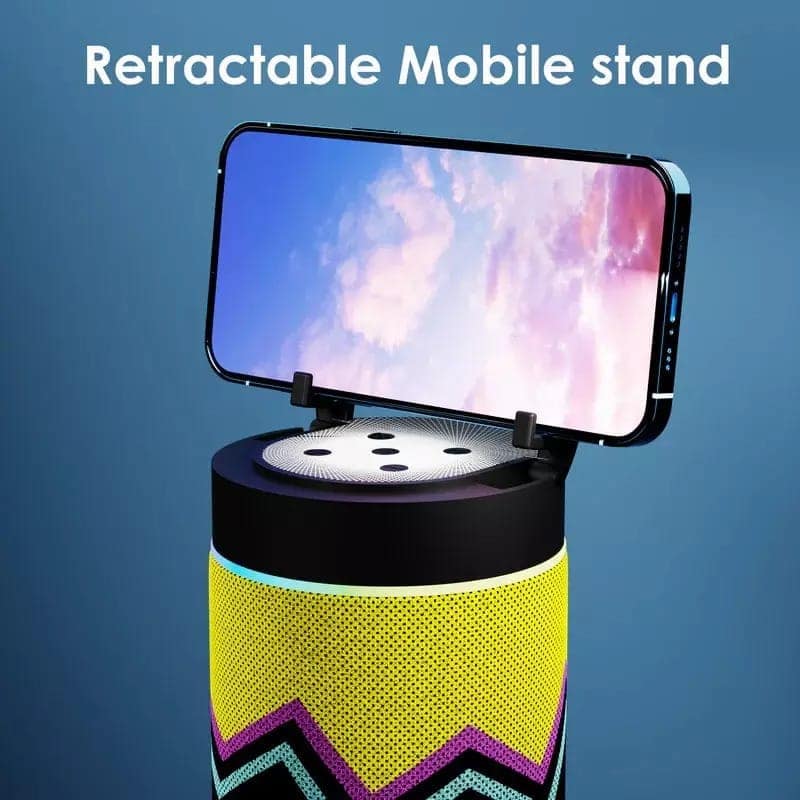 CYOMI Portable RGB Bluetooth Speaker with Dynamic LED Light and Unique Design view 6