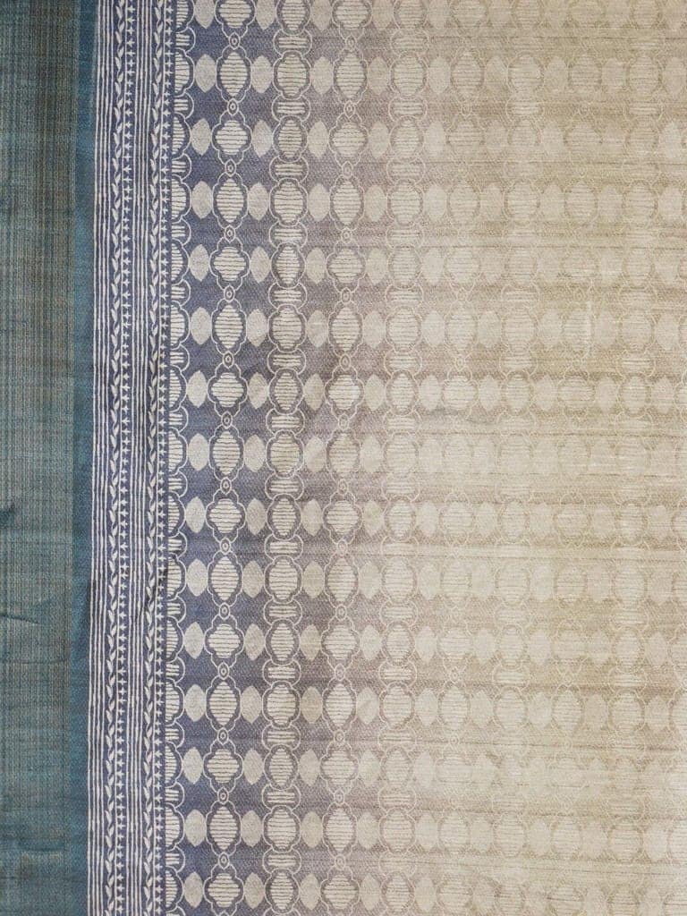 Green Khadi Silk Saree view 4