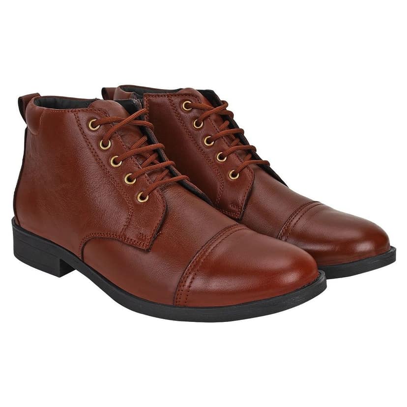 SeeandWear Zip Police Boots For Men view 9