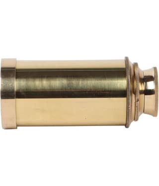 Generic - Golden Brass Telescope with Sheesham Box Showpiece 3 cm