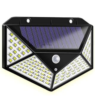 18-ENTERPRISE Solar Rechargable Light Outdoor 100 LEDs Solar Motion Sensor Light with Solar Panel and 3 Modes with IP65 Protection, Waterproof and Dustproof with Wide Angle Lighting (1).