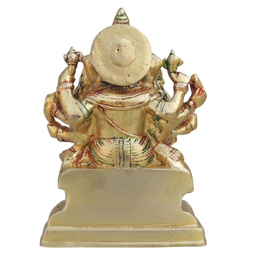 Brass Showpiece Ganesh Ji God Idol Statue (BSMAS1434 D) view 4