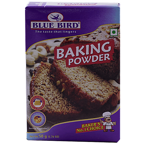 Blue Bird Baking Powder, 50 g Carton