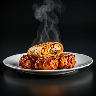 Chicken 65 Grill Shawarma