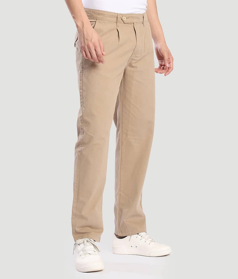 Bene Kleed Relax Men's Cargos - Beige ( Pack of 1 )