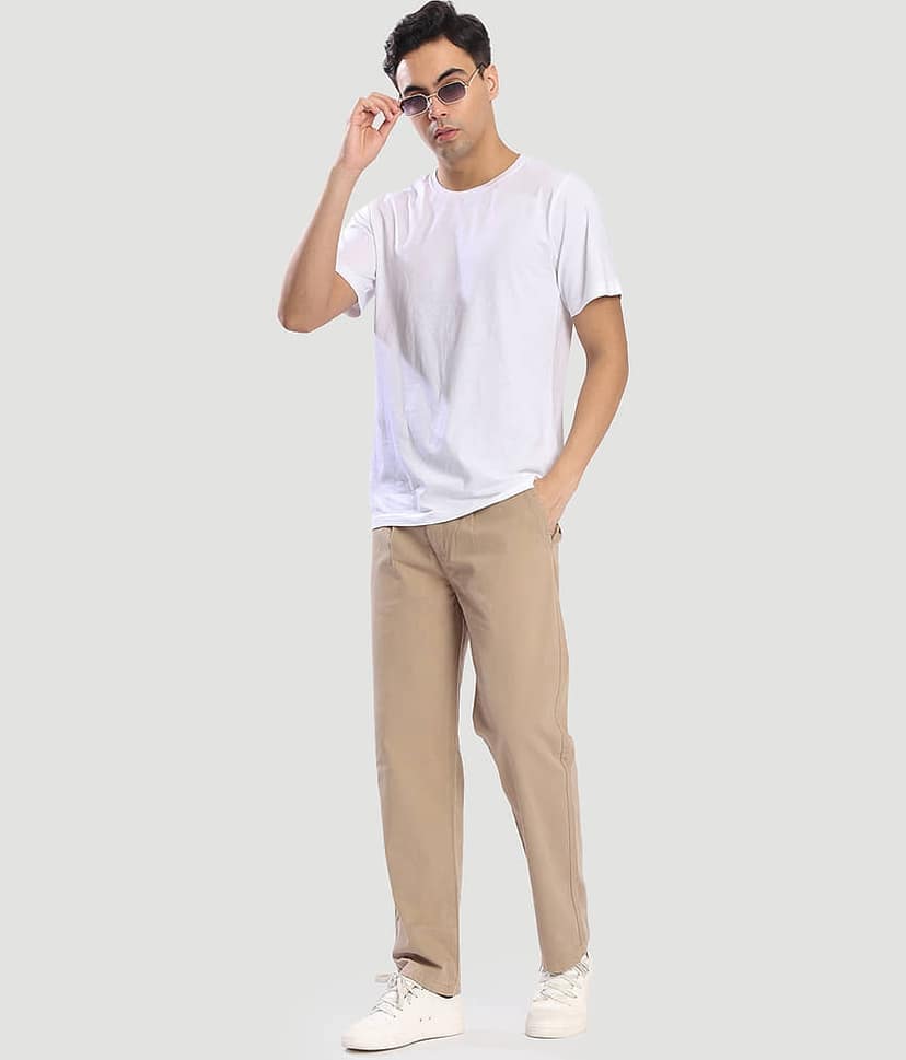 Bene Kleed Relax Men's Cargos - Beige ( Pack of 1 ) view 5