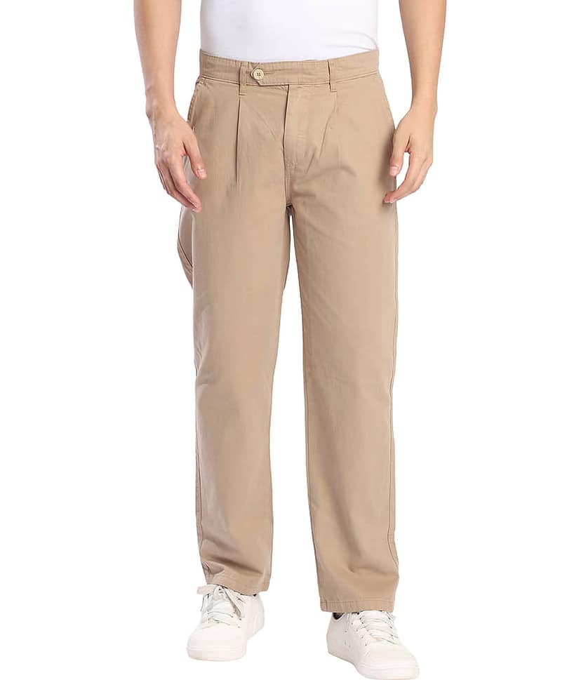 Bene Kleed Relax Men's Cargos - Beige ( Pack of 1 ) view 7