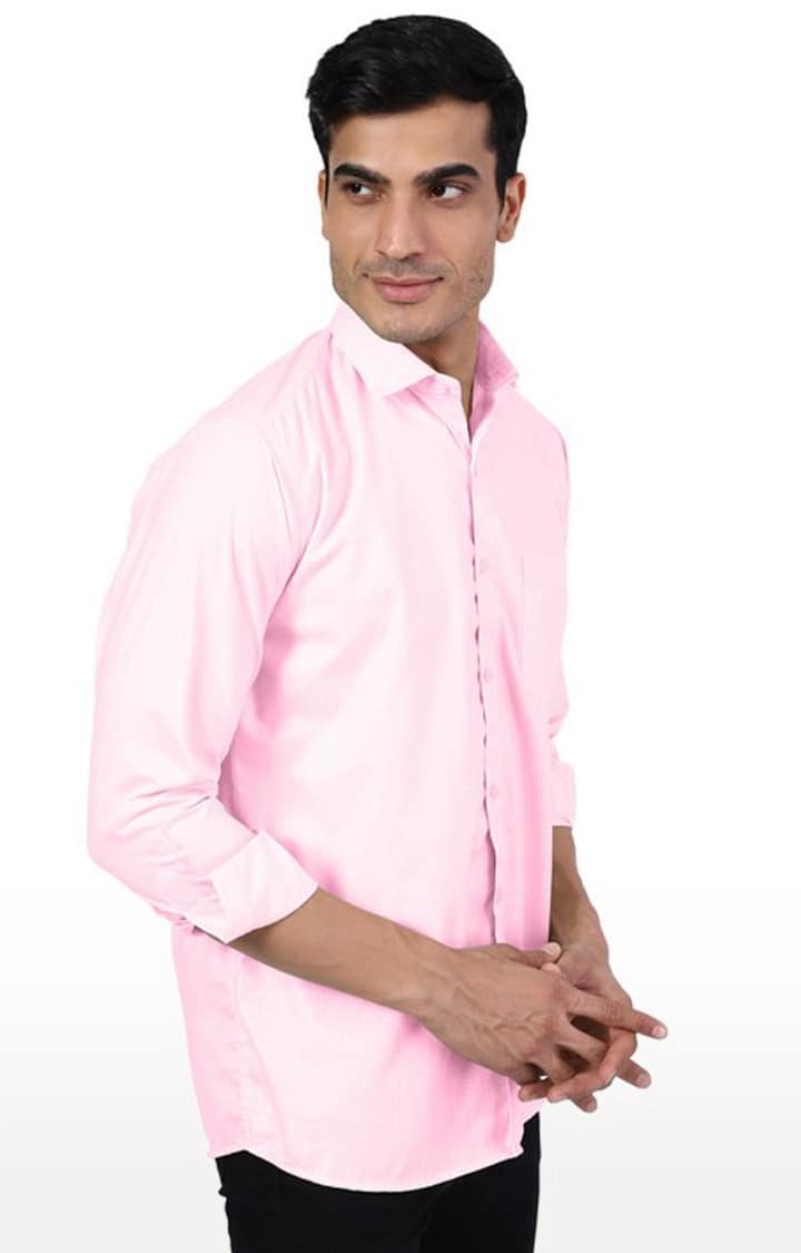 Tahvo Men Pink Formal Shirt view 2