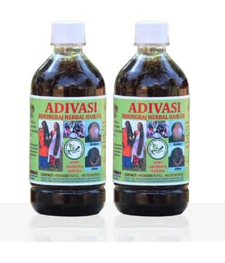 Oilanic Adivasi Bhringraj Hair Oil-Anti Hair Fall Combo of 50 mL Pack of 2