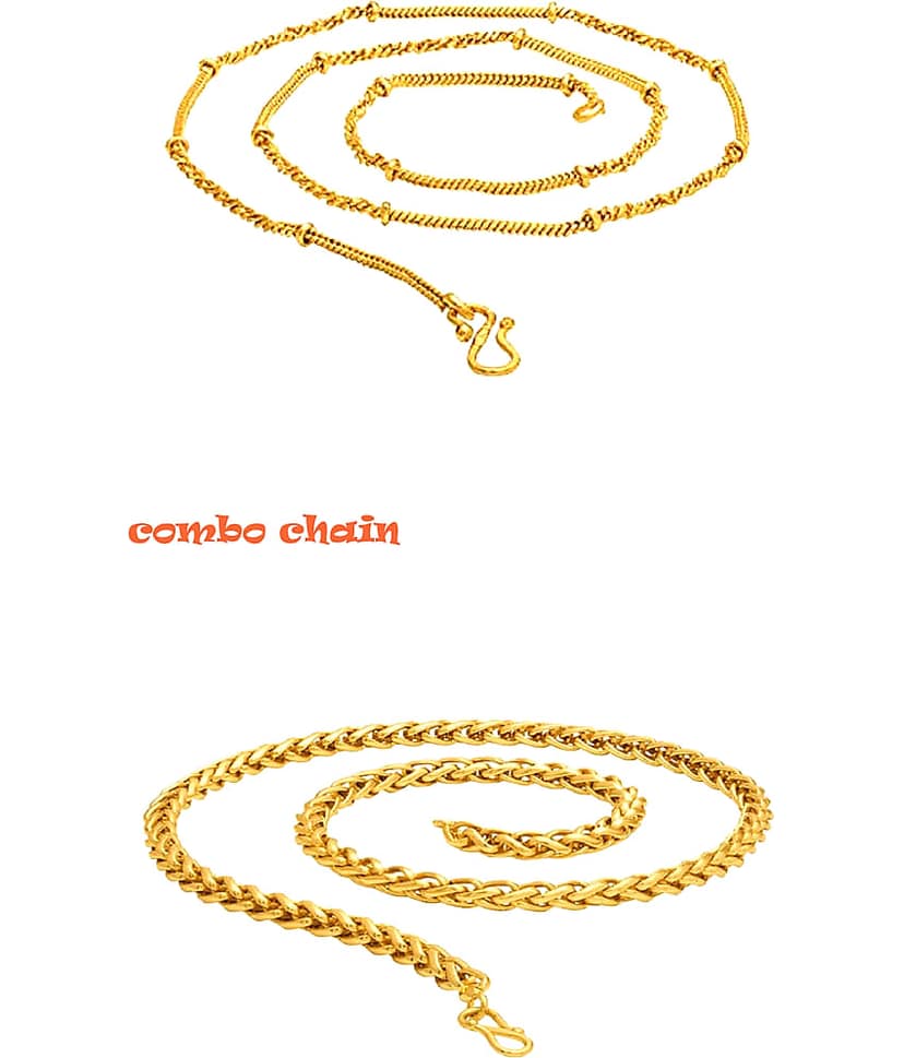 JIPPA Gold Plated Chain ( Set of 2 ) view 2