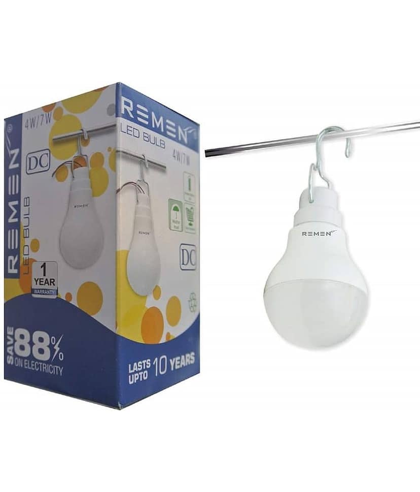 Remen Led Lites - 4W Cool Day Light LED Bulb ( Single Pack )
