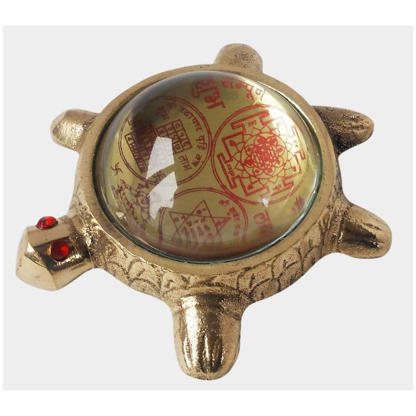 Brass Showpiece Tortoise, Turtle (ZMAS399 A) view 2
