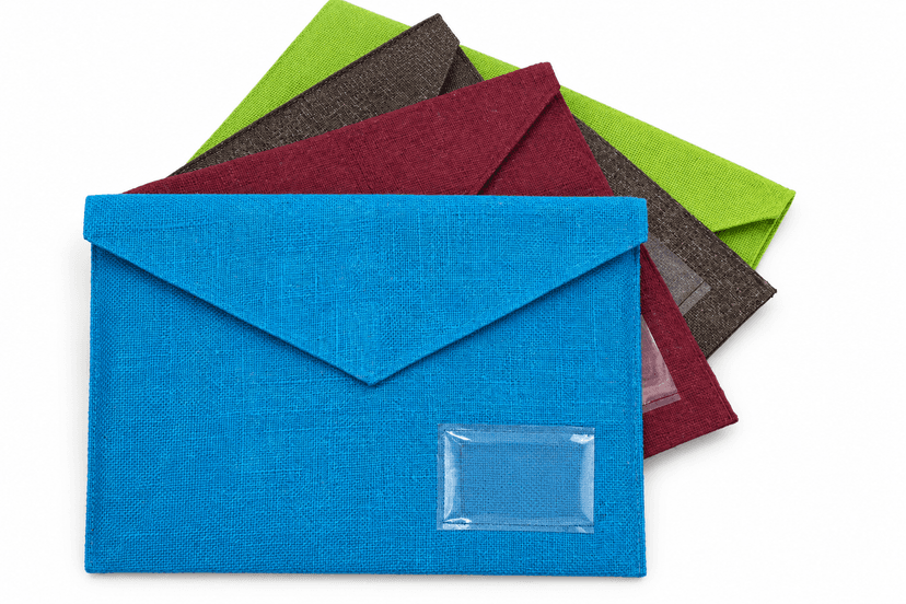 Handmade Jute File Folder for Documents, Office and Daily Use