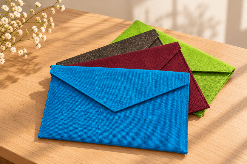 Handmade Jute File Folder for Documents, Office and Daily Use view 2