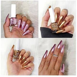 Nail Polish Set for Women | Long-Lasting High Shine Nail Paint Combo | Vegan and Cruelty-Free | 2 Bright Vibrant Shades | Quick Dry Nail Polish Set (Rose and Radiance Pack of 2) view 2