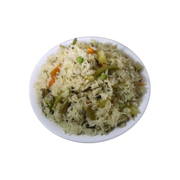Veg Pulav With Raitha