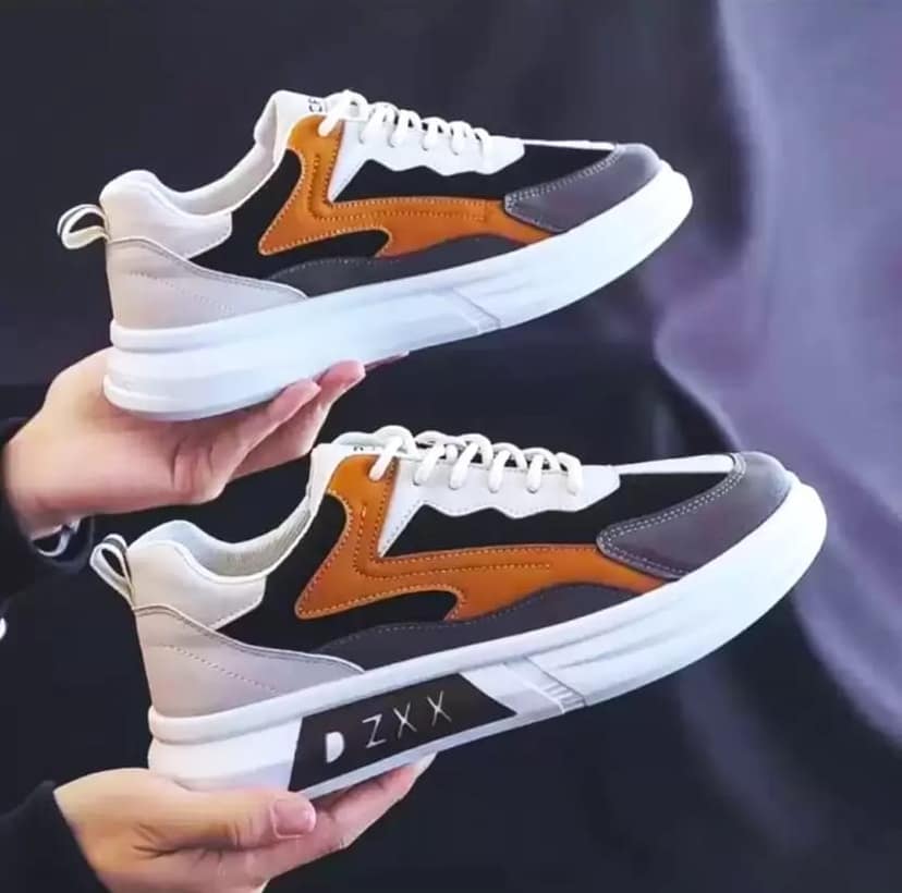 kardam&sons luxury fashionable Stylish Light Weight sport colorful casual shoes Sneakers For Men (White) view 3