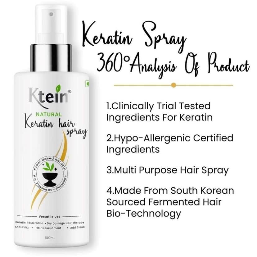 Ktein Curl, Holding and Keratin Spray 100ml Combo view 5