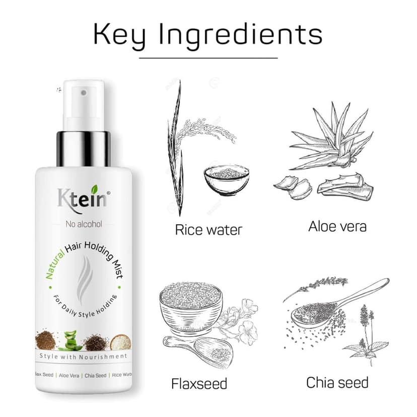 Ktein Curl, Holding and Keratin Spray 100ml Combo view 6