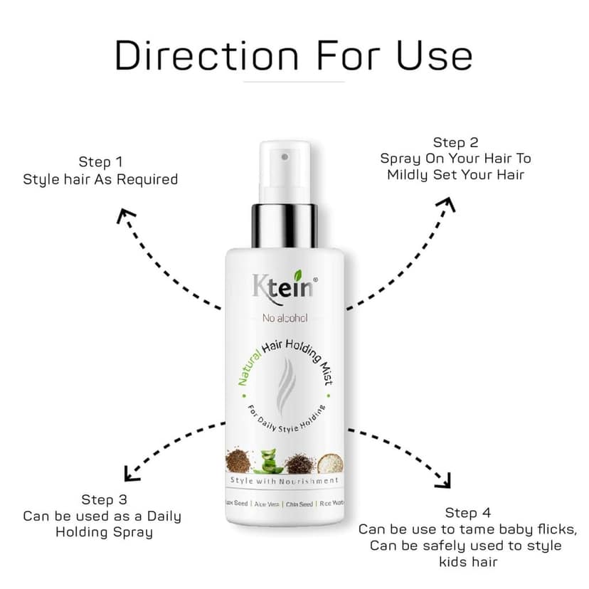 Ktein Curl, Holding and Keratin Spray 100ml Combo view 7