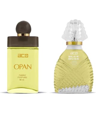 Aco Set of 2 Perfume, Blue Musk & Opan For Men, 60ml Each