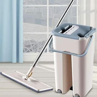 Ali Shipping Scratch Cleaning MOP with 2 in 1 SELF Clean WASH Dry Hands Free Flat Mop.