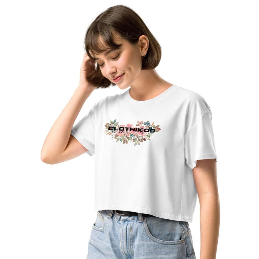 Clothikoo Women's Crop Top view 8
