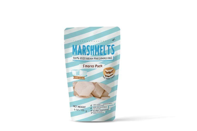 Marshmelts Veg Marshmallow - Smore's Pack, 175 gm