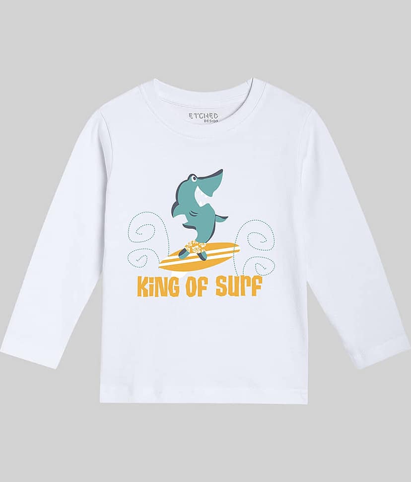 ETCHED DESIGN Pack of 1 Boys Cotton T-Shirt ( Multicolor ) view 5