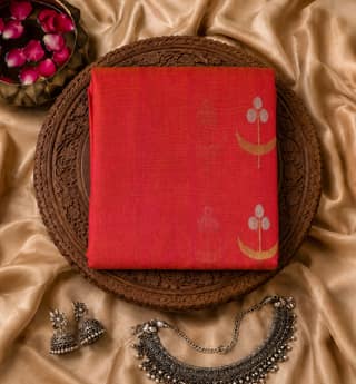 Handloom Chanderi Silk By Cotton Saree