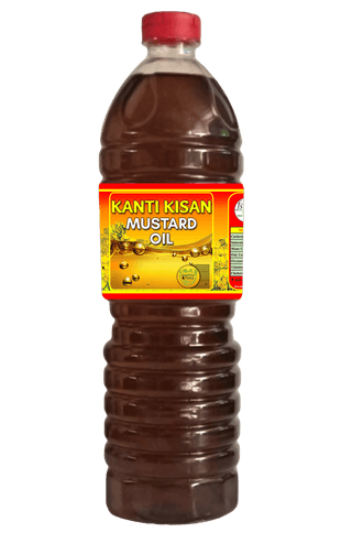 Kanti Kisan Mustard Oil | 1litre (pack of 5)