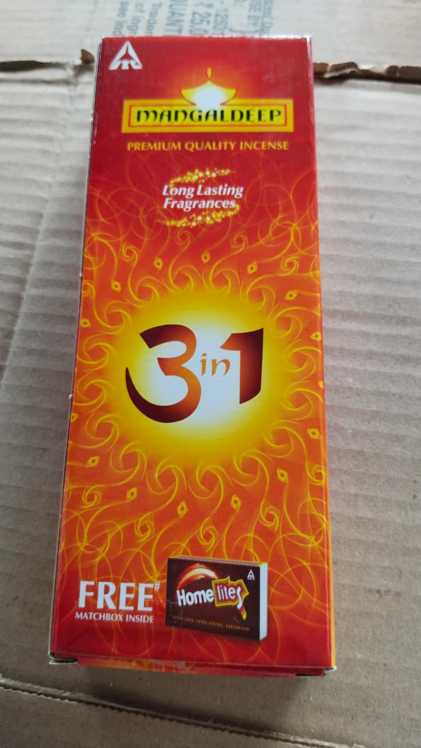 Managaldeep 3 in 1 agarbathi