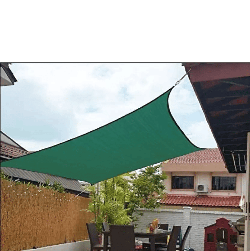 Greenery (10Ft'x10Ft')- Green Shade Net, 75% Sunlight Block For Gardening/Plants/Balcony Portable Green House (Green) view 2