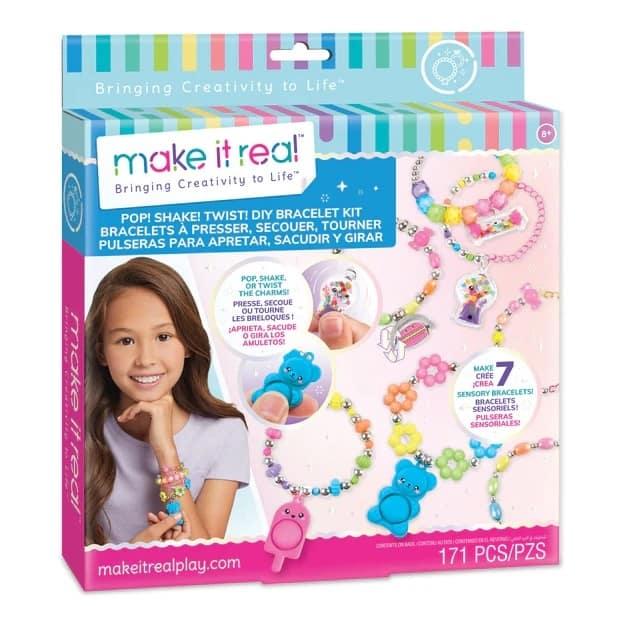 Make It Real- DIY Toys Set - Pop! Shake! Twist! DIY Bracelet Kit