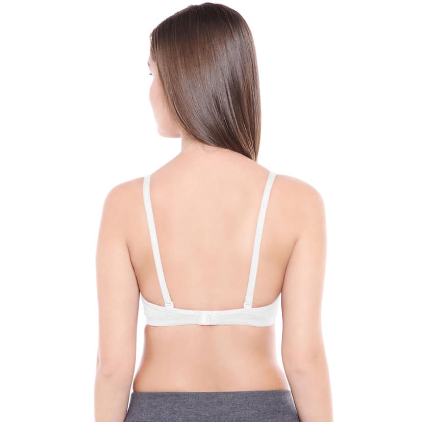 Bodycare Women Poly Cotton Full Coverage Non Padded Regular Bra Pack - 2 E1518BW view 5