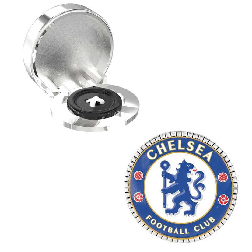 The Smart Buttons - Shirt Button Cover Cufflinks for Men - Chelsea FC Style