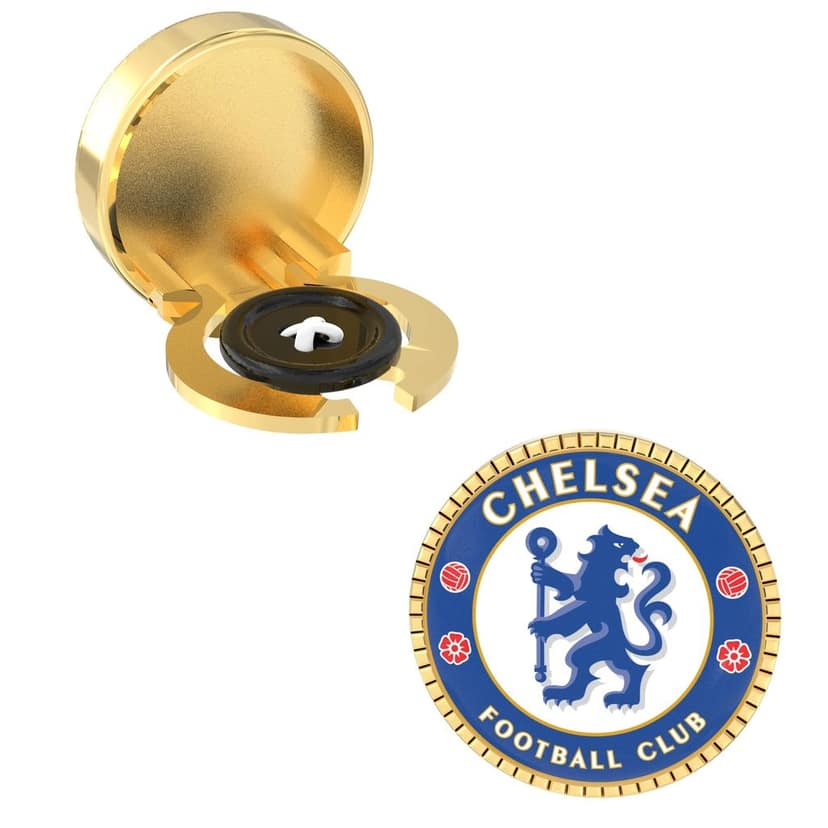 The Smart Buttons - Shirt Button Cover Cufflinks for Men - Chelsea FC Style view 6