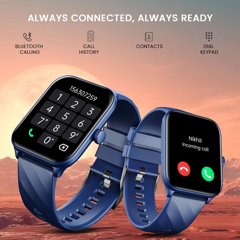 CELLECOR E5 Connect 2.01" IPS HD Display | 700 NITS | BT-Calling | AOD | IP67 | BT v5.4| Smartwatch view 5