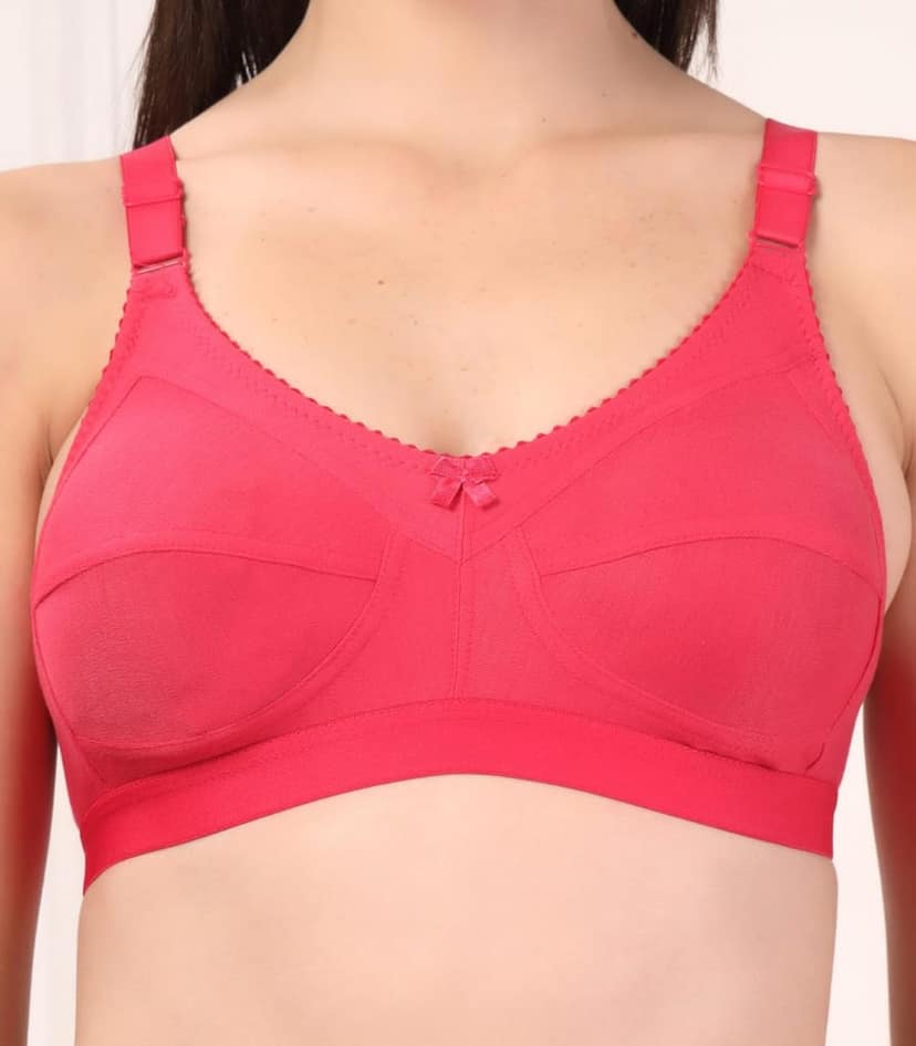 ADORNSTAR Women�s Cotton Bra and Panty Set � Soft, Skin-Friendly, Non-Padded, Wire-Free Lingerie Combo | Comfortable Innerwear (Pack of 2) view 8