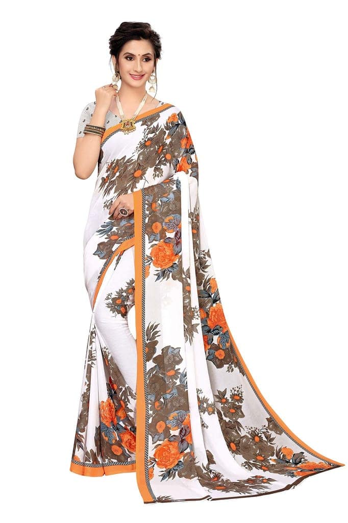 Florence Women's Georgette Saree, Blouse