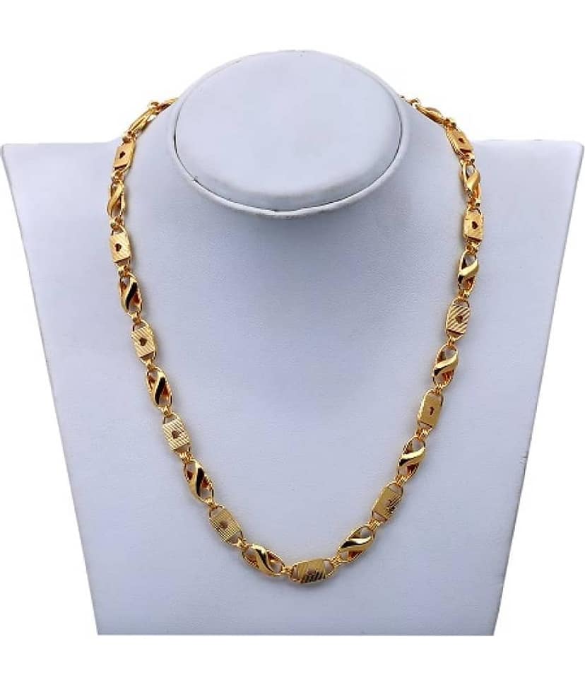 H M PRODUCT Gold Plated Chain ( Set of 1 ) view 2