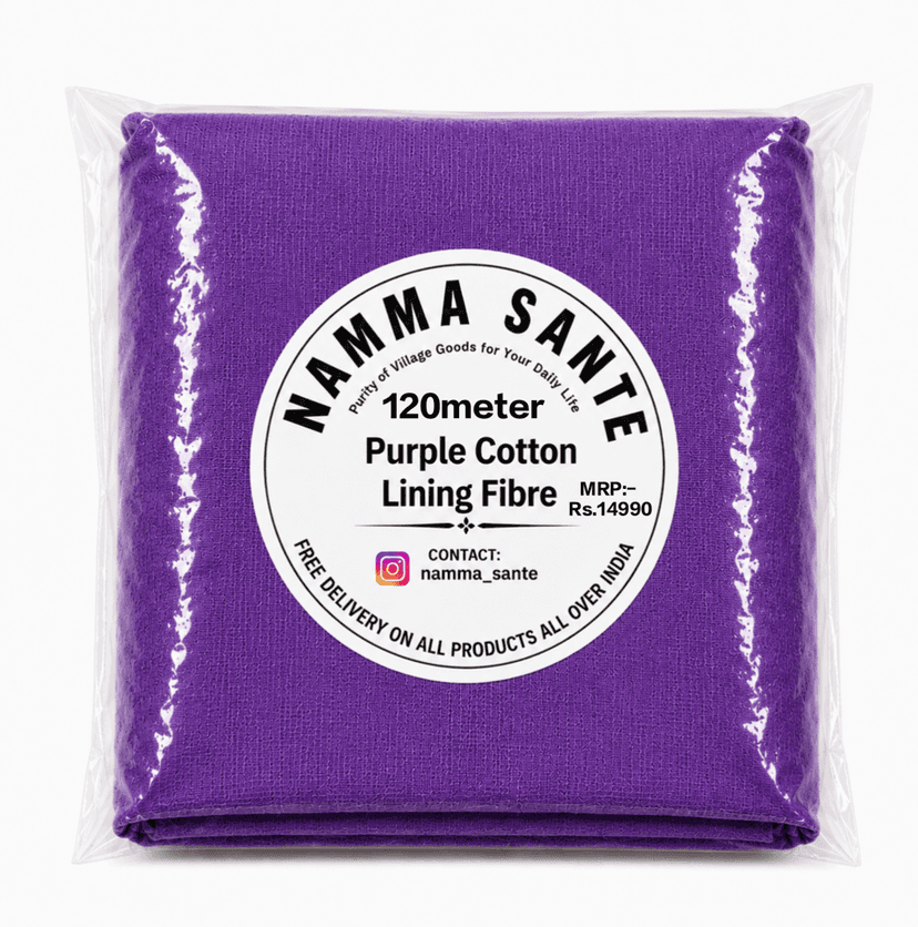 Purple Cotton Lining Fabric (Bada Panna), Purple Cotton Lining Fibre (Bada Panna), Purple Lining Cloth (Bada Panna), Soft Cotton Lining Fabric (Bada Panna), Purple Garment Lining Fabric (Bada Panna)