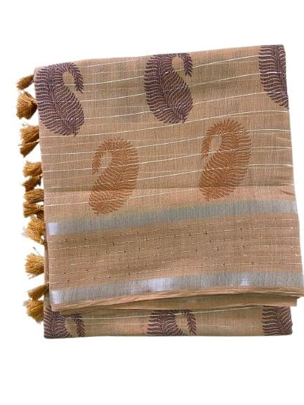 Linen Cotton Saree view 2