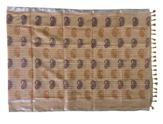 Linen Cotton Saree view 4