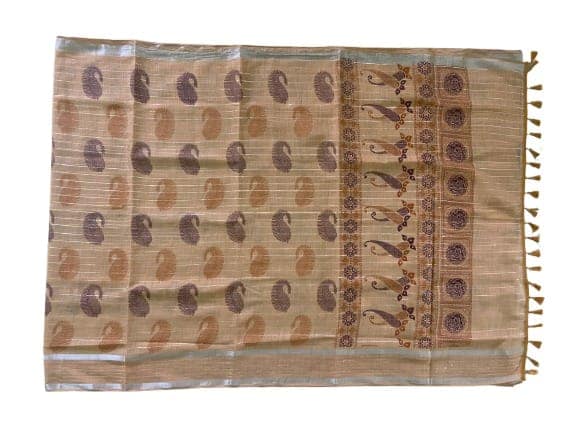 Linen Cotton Saree view 5