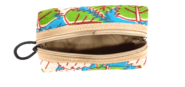 Jute Small Printed Pouch For Multi Purpose Usage view 3