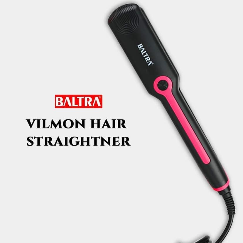 Baltra Vilmon Hair Straightener (Black/Pink) view 4