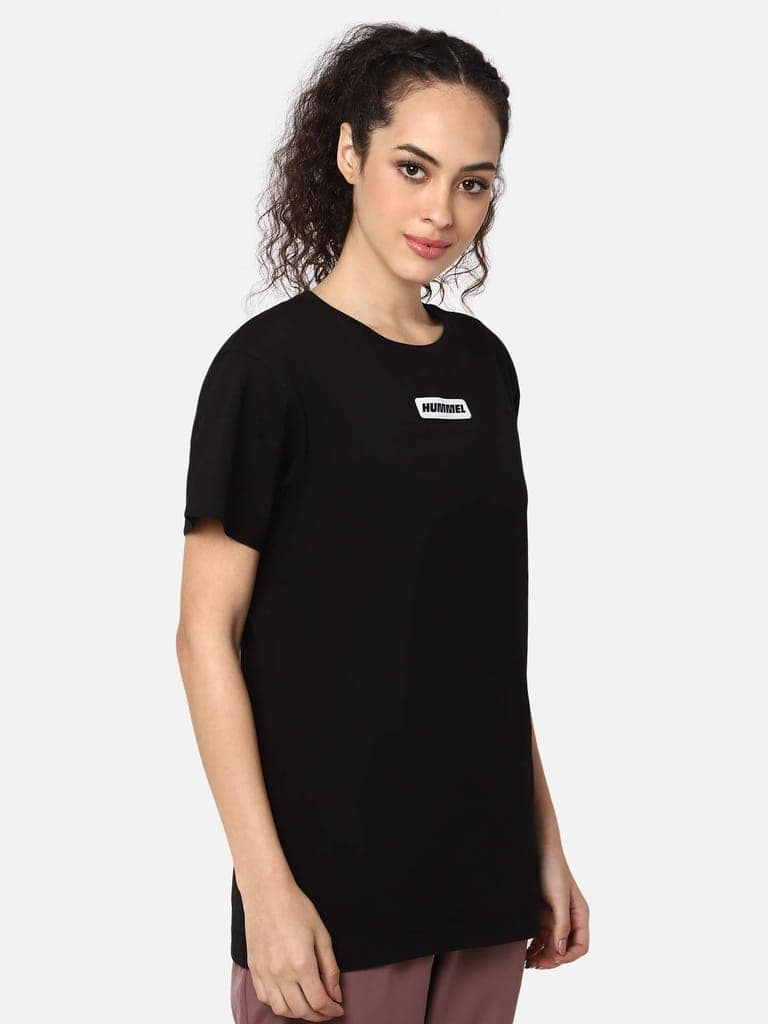 Stacy Women Black T-Shirt view 2