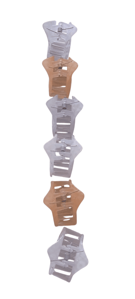 6 Pack Hair Claw Clips - Triangle Hair Clips for Women and Girls view 3