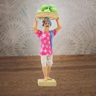 Golu Doll Coconut Seller Handicraft Clay Handicraft